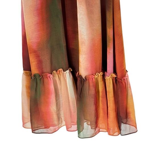 Misa Los Angeles Poppy Midi Dress in Jaipur Ombre | Size S - Picture 5 of 9